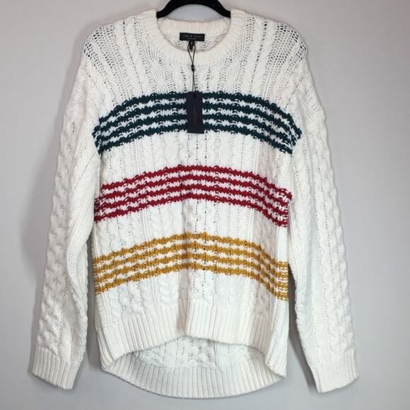 Rag & Bone Mindy Lamb’s Wool Chunky Knit Sweater - Picture 12 of 16